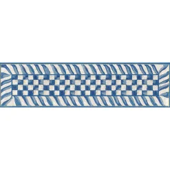 Truly Royal Check 2'6" x 8' Washable Runner