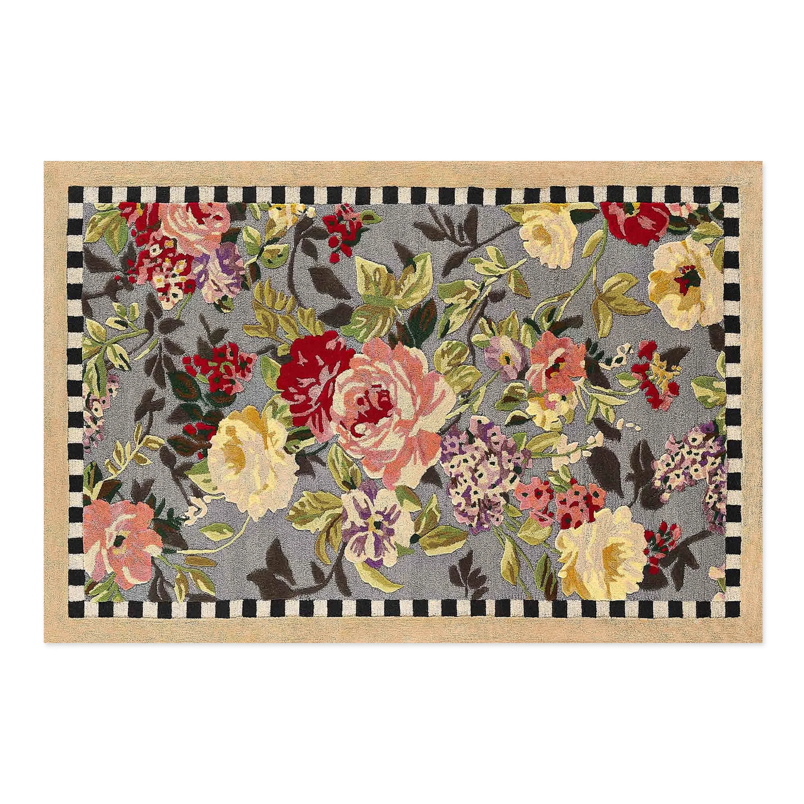 Tudor Rose 2' x 3' Washable Rug