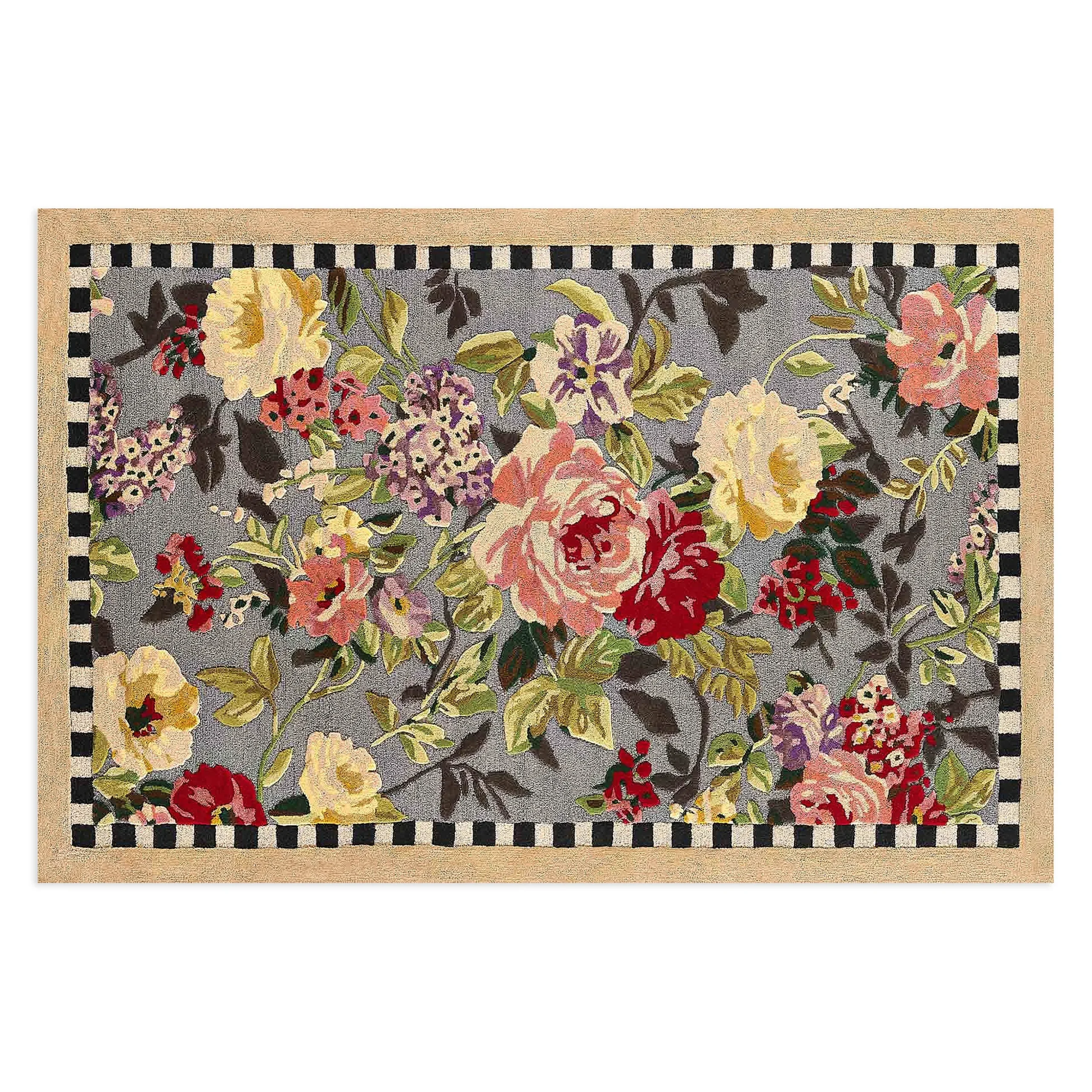 Tudor Rose 5' x 7'6" Washable Rug