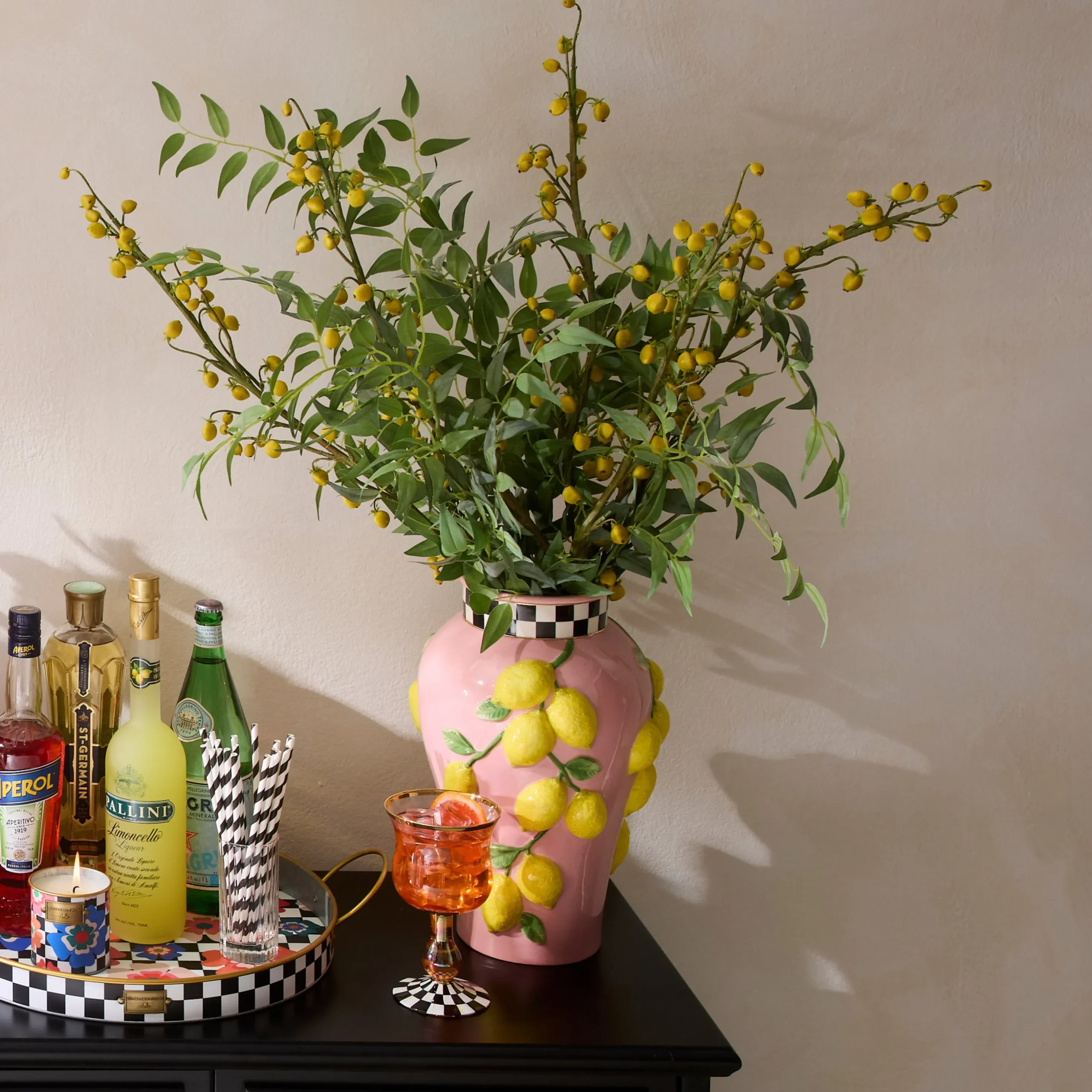 Tutti Frutti Lemon Vase