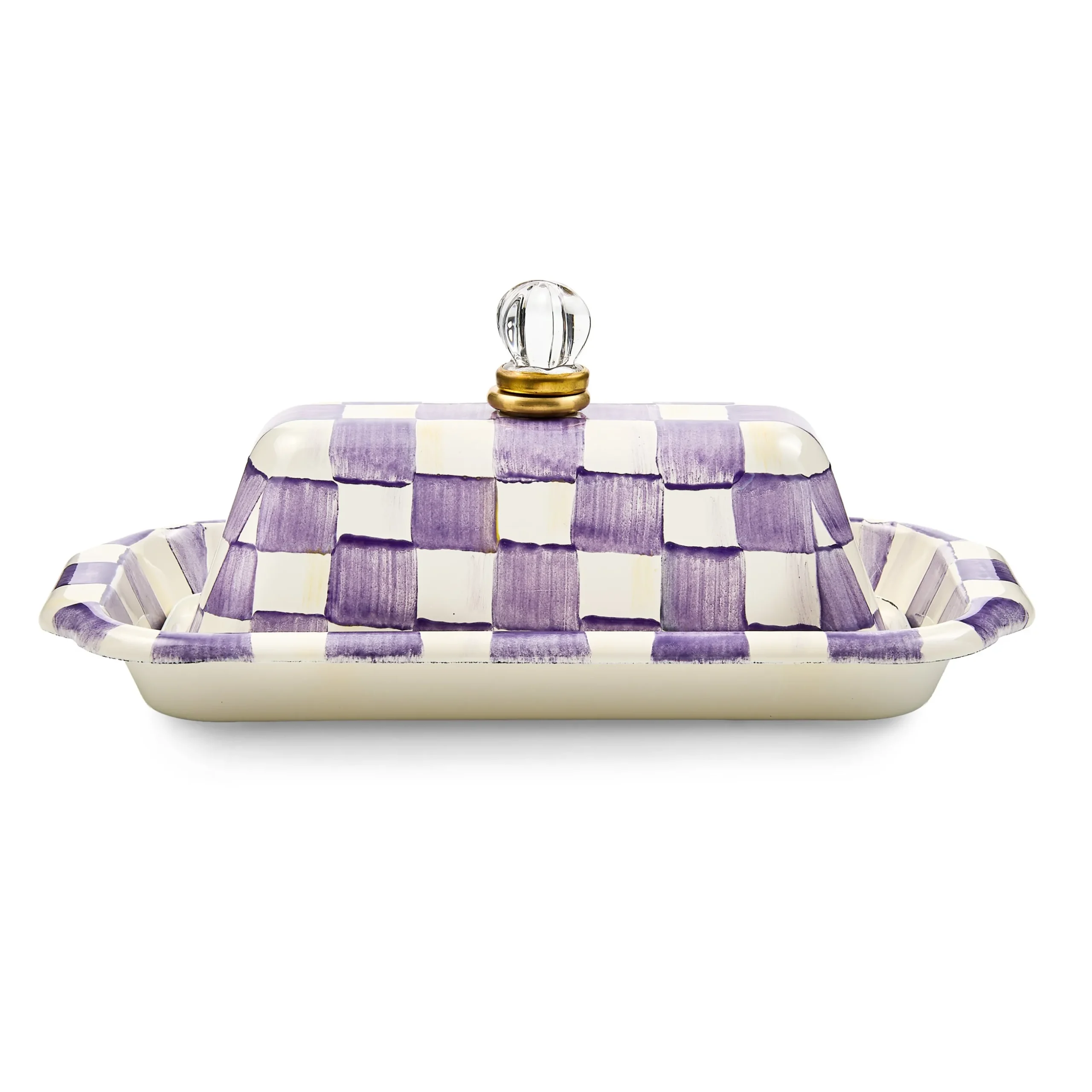 Violet Check Butter Box