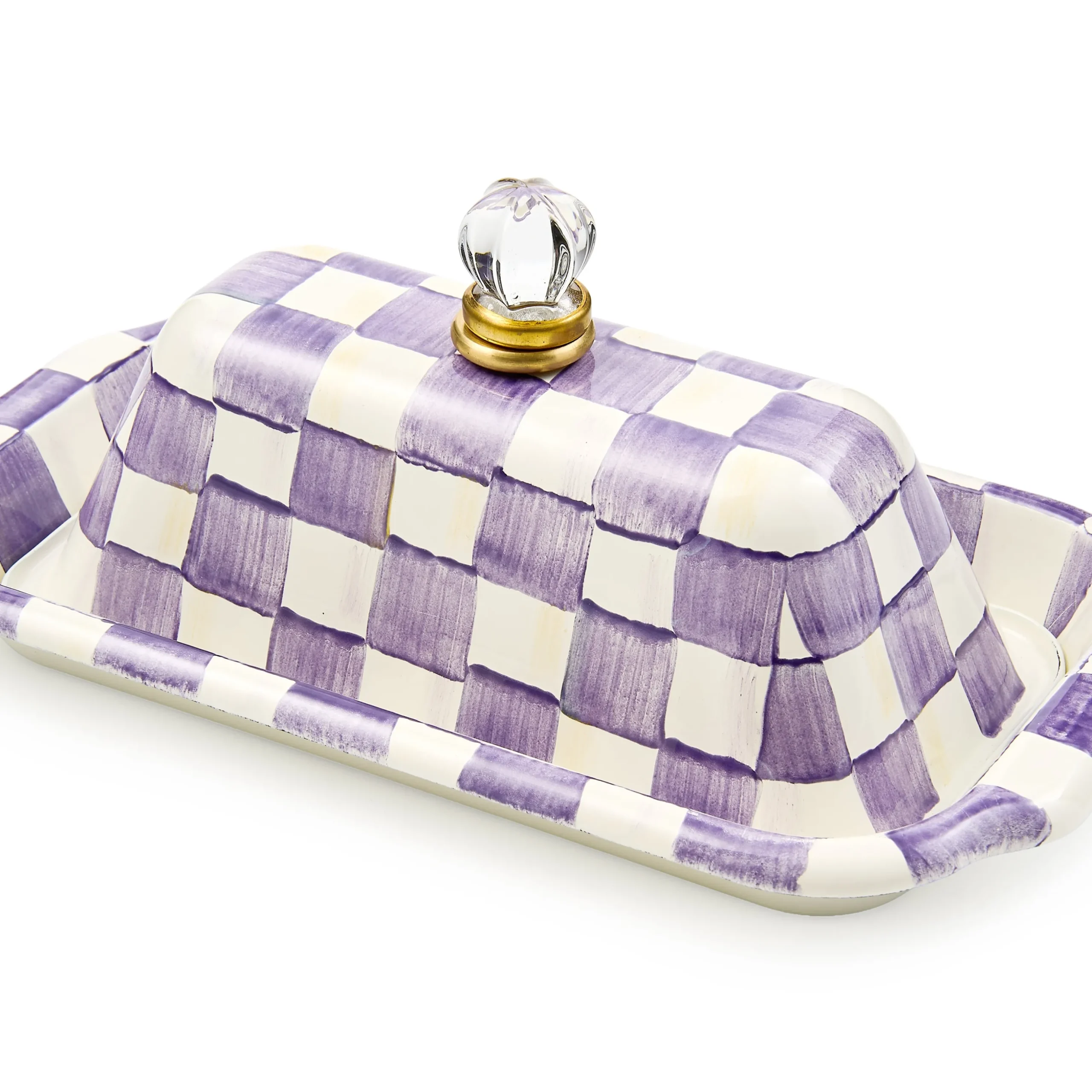 Violet Check Butter Box