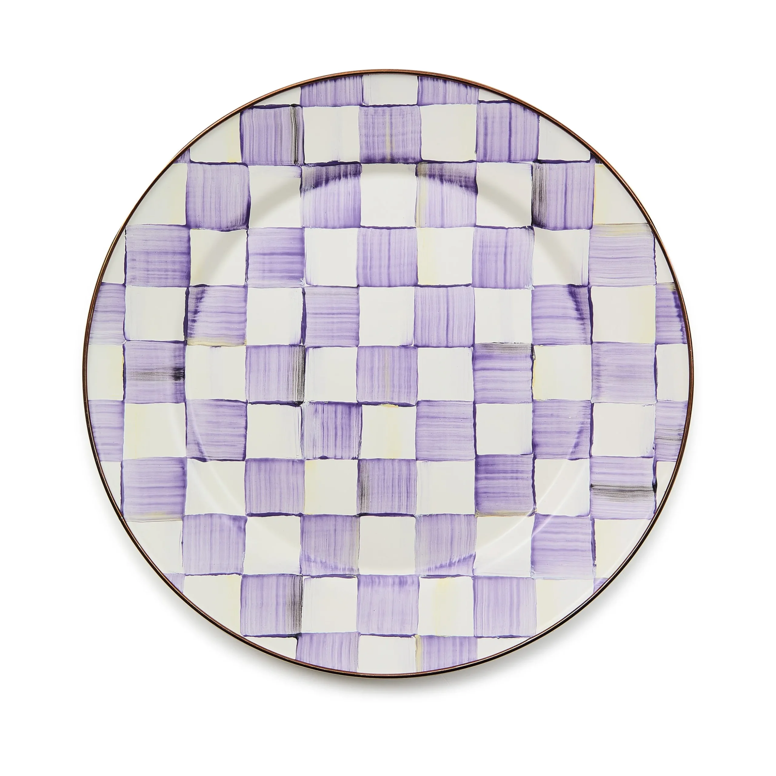 Violet Check Charger/Plate