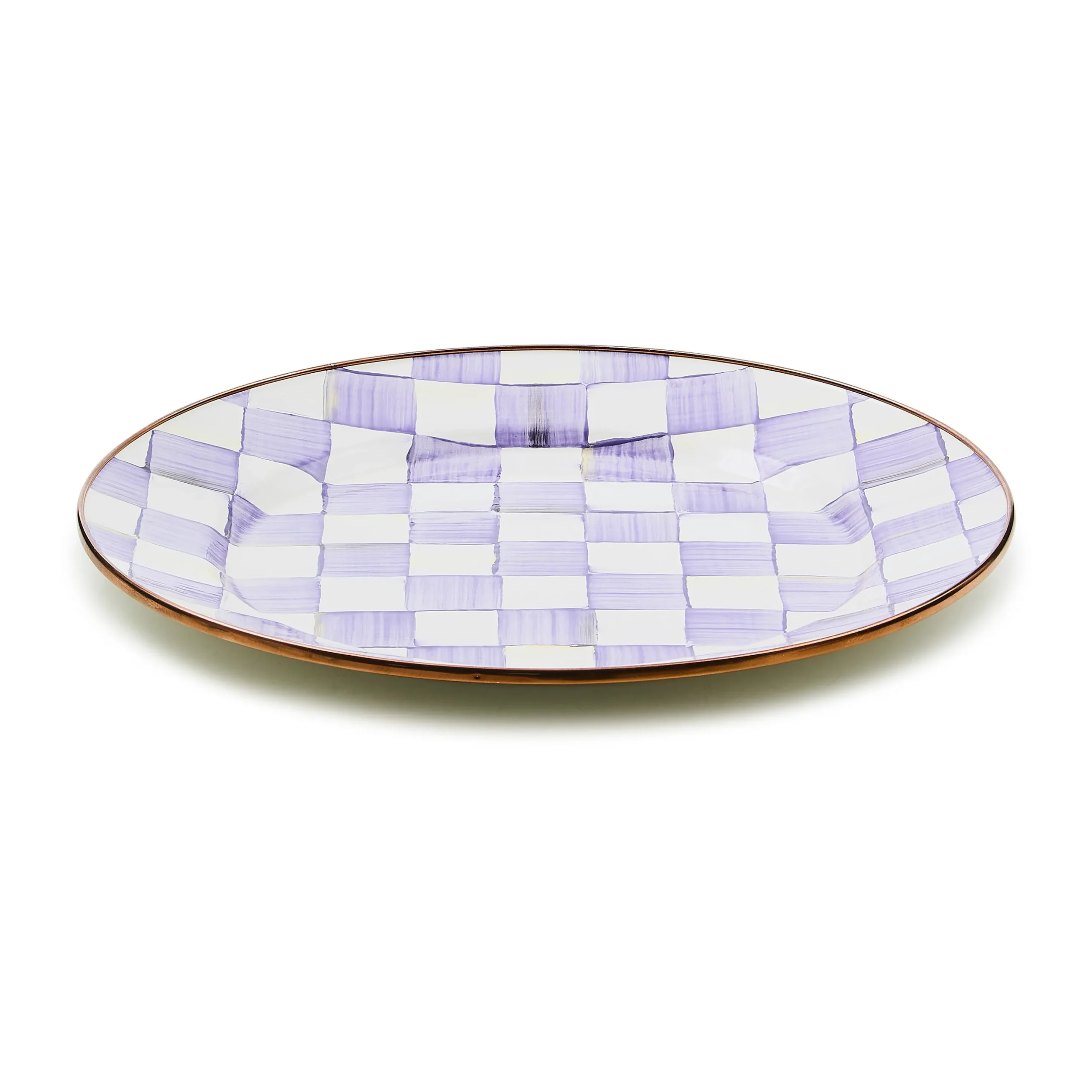 Violet Check Charger/Plate