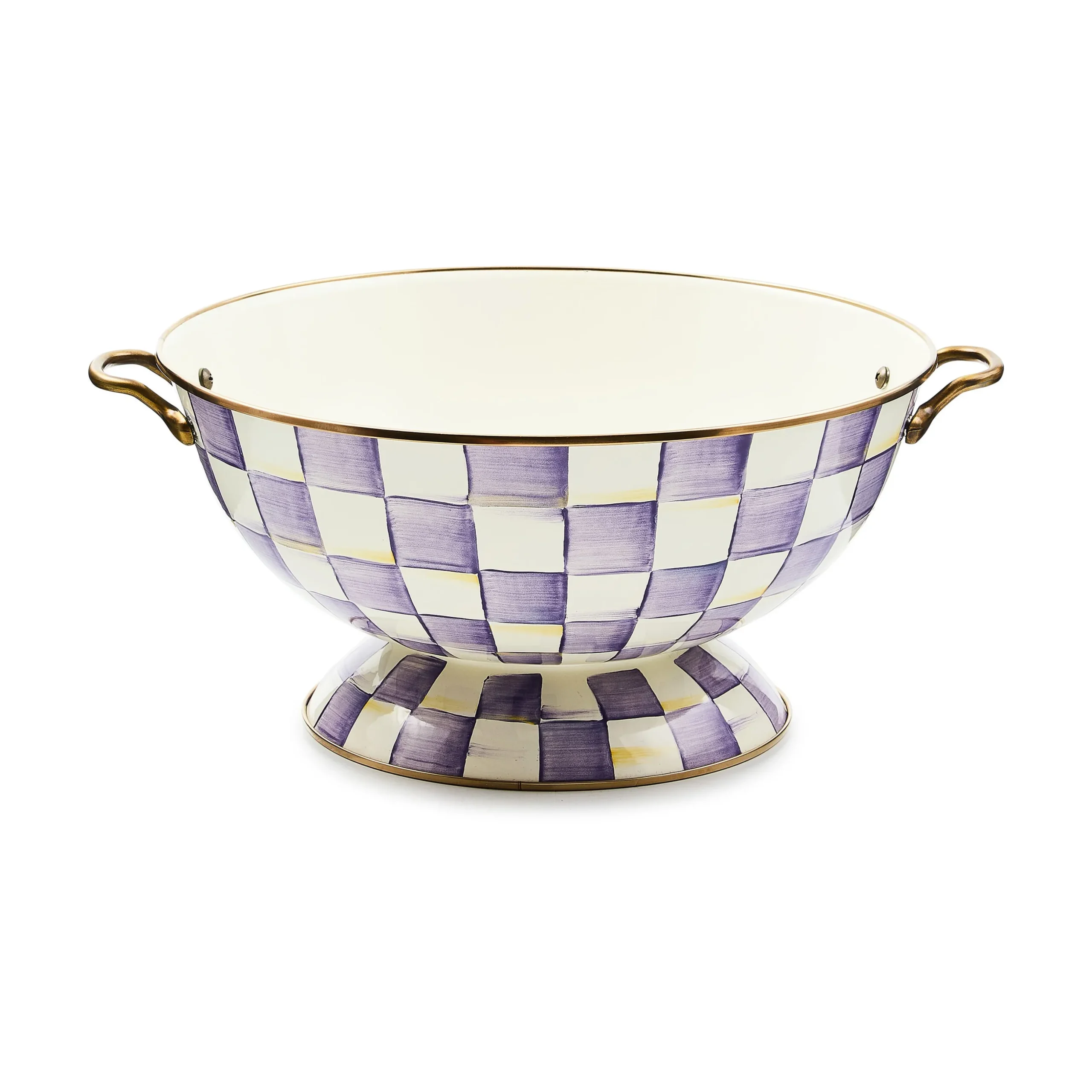 Violet Check Everything Bowl