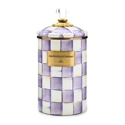 Violet Check Large Canister