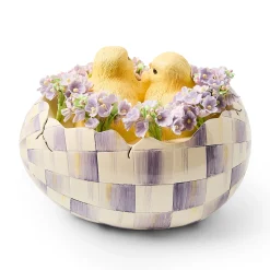 Violet Check Peekaboo Egg
