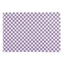 Violet Check Placemat, Set of 4