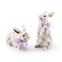 Violet Check Resting Bunny