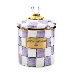 Violet Check Small Canister