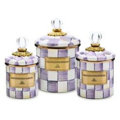 Violet Check Small Canister