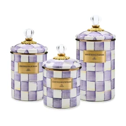 Violet Check Small Canister