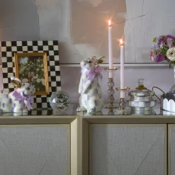 Violet Check Standing Bunny