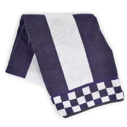 Violet Stripe Bath Towel