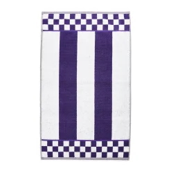 Violet Stripe Hand Towel