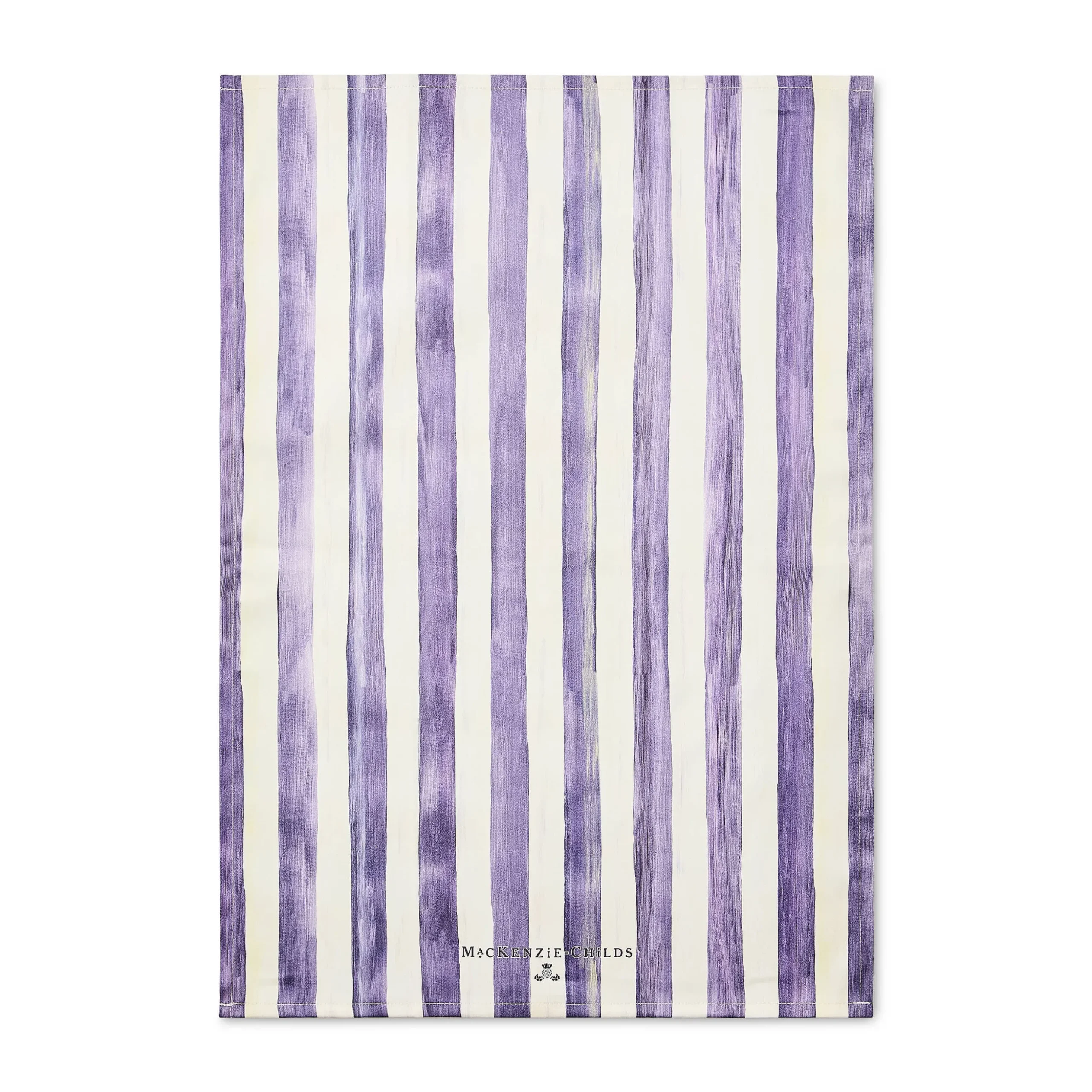 Violet Stripe Printed Dish Towel