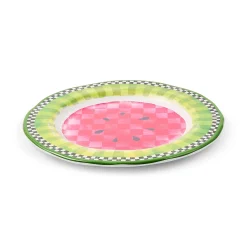 Watermelon Melamine Salad Plates, Set of 4