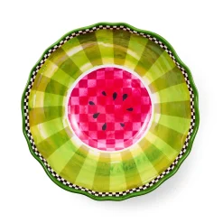 Watermelon Melamine Serving Bowl
