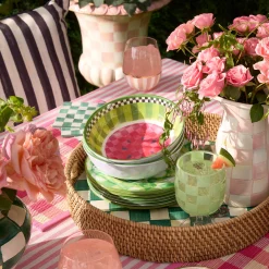 Watermelon Melamine Small Bowls, Set of 4