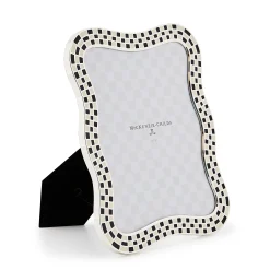 Wavy Check Silver Plated 8" x 10" Frame