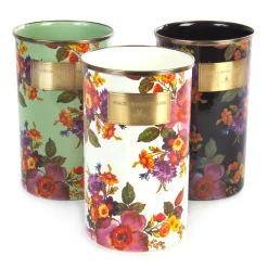 White Flower Market Utensil Holder