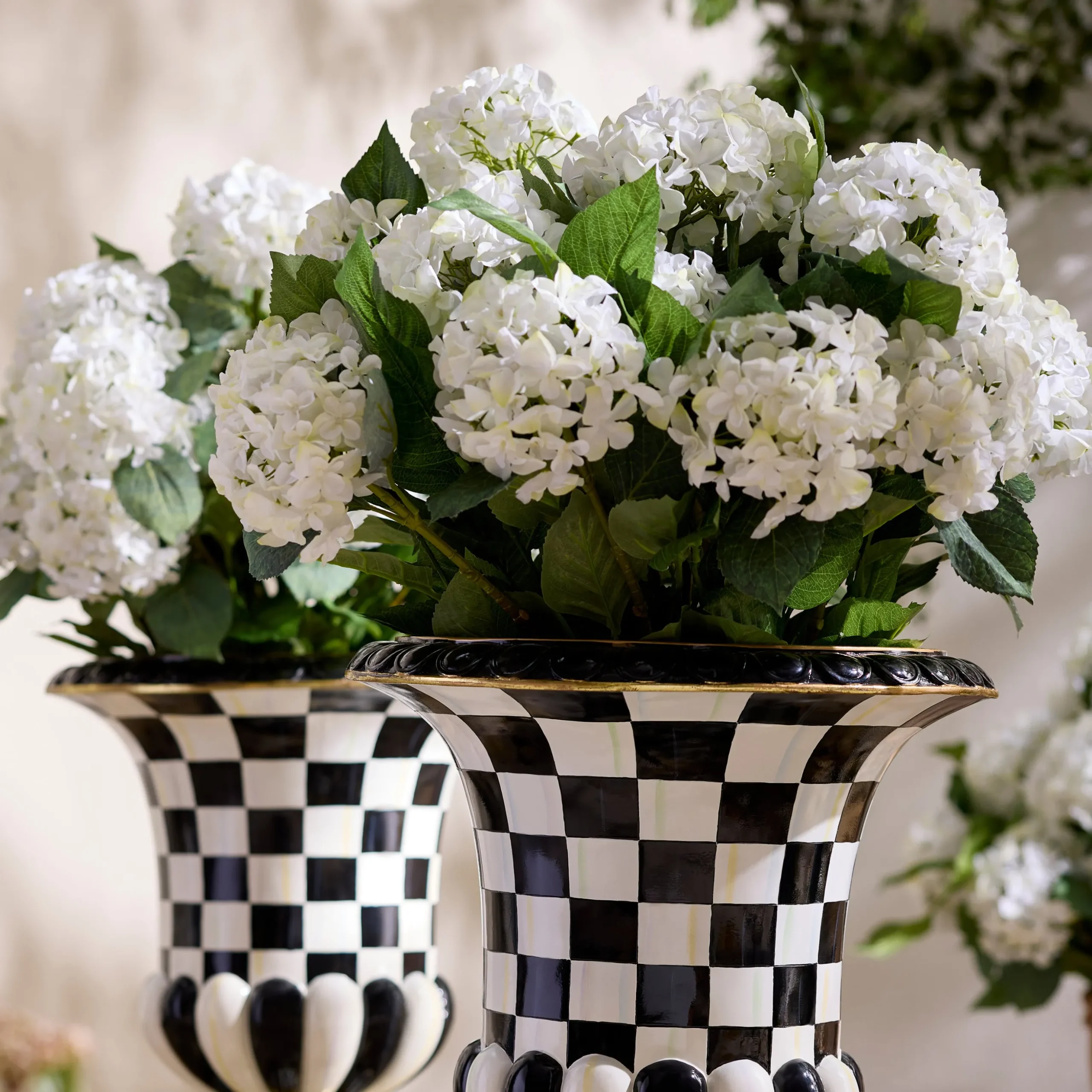 White Hydrangea Urn Filler