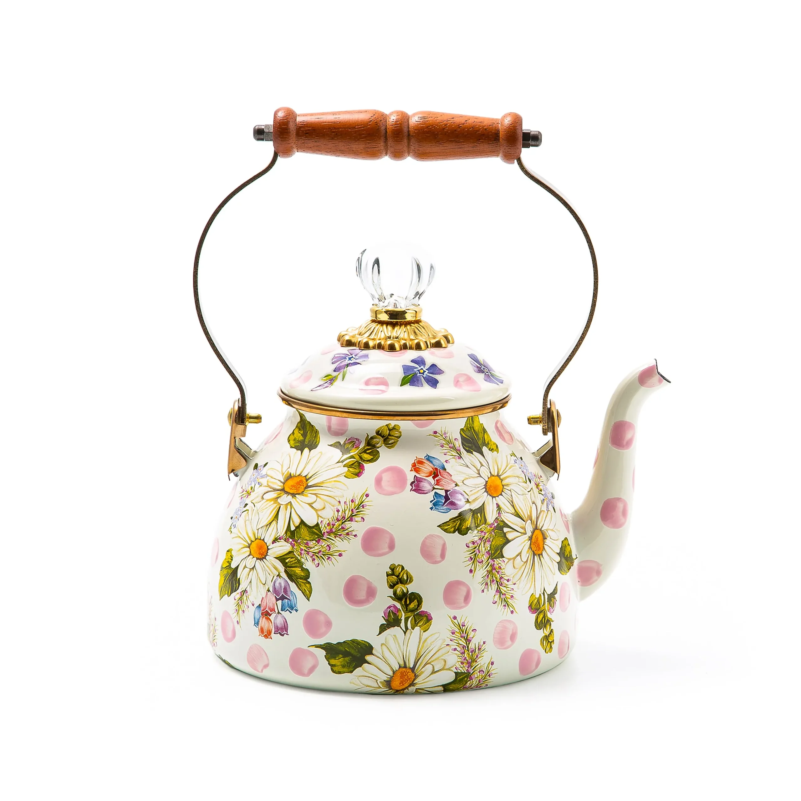 Wildflowers Pink 2 Quart Tea Kettle