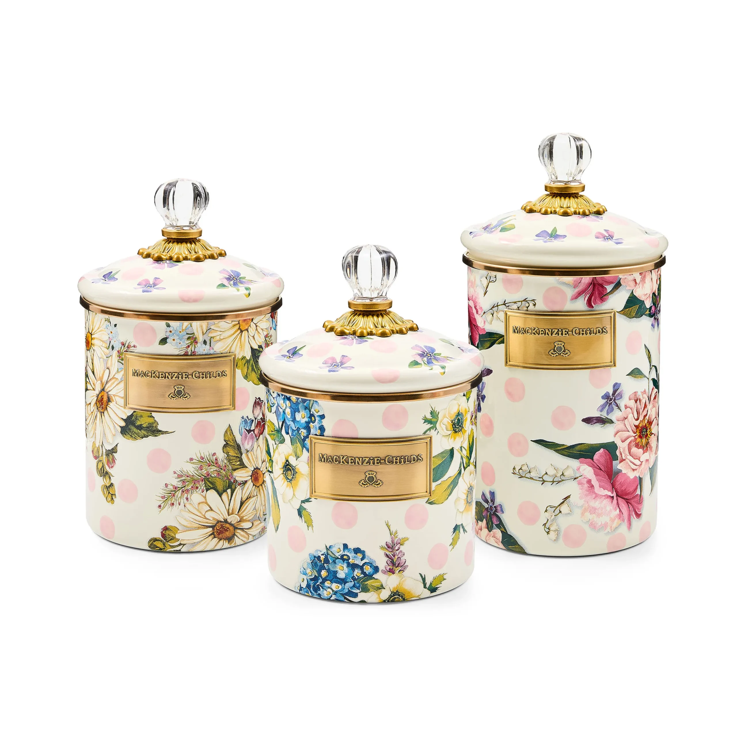 Wildflowers Pink Small Canister