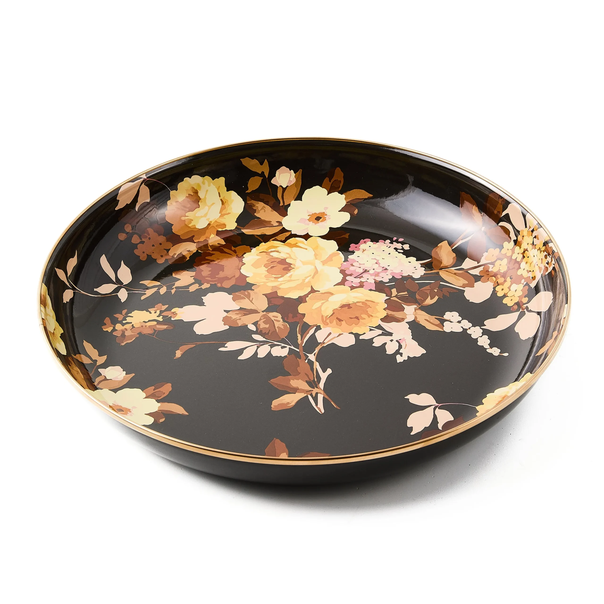Wild Rose Brown Abundant Bowl