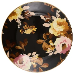 Wild Rose Brown Dinner Plate