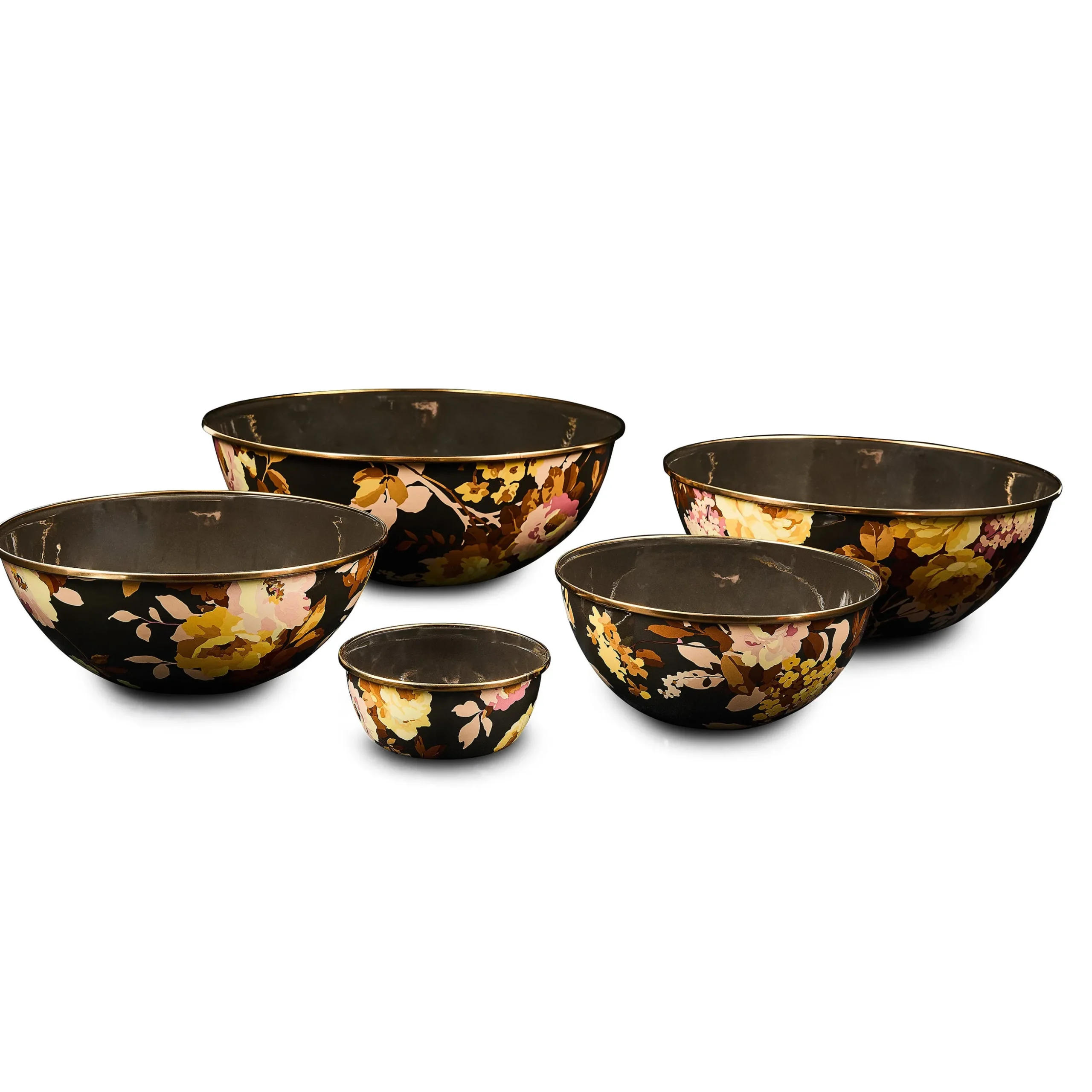 Wild Rose Brown Extra Large Everyday Bowl