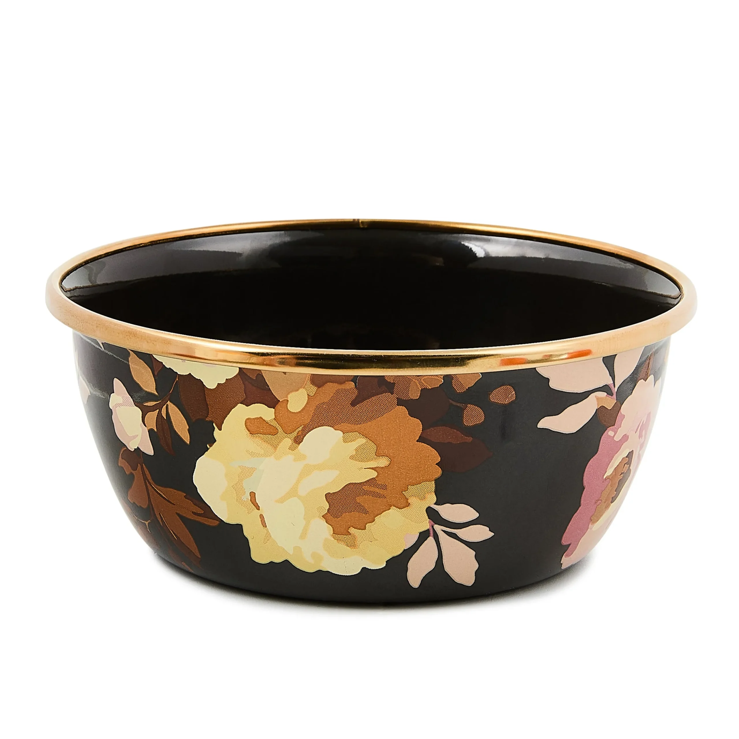 Wild Rose Brown Pinch Bowl