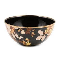 Wild Rose Brown Small Everyday Bowl