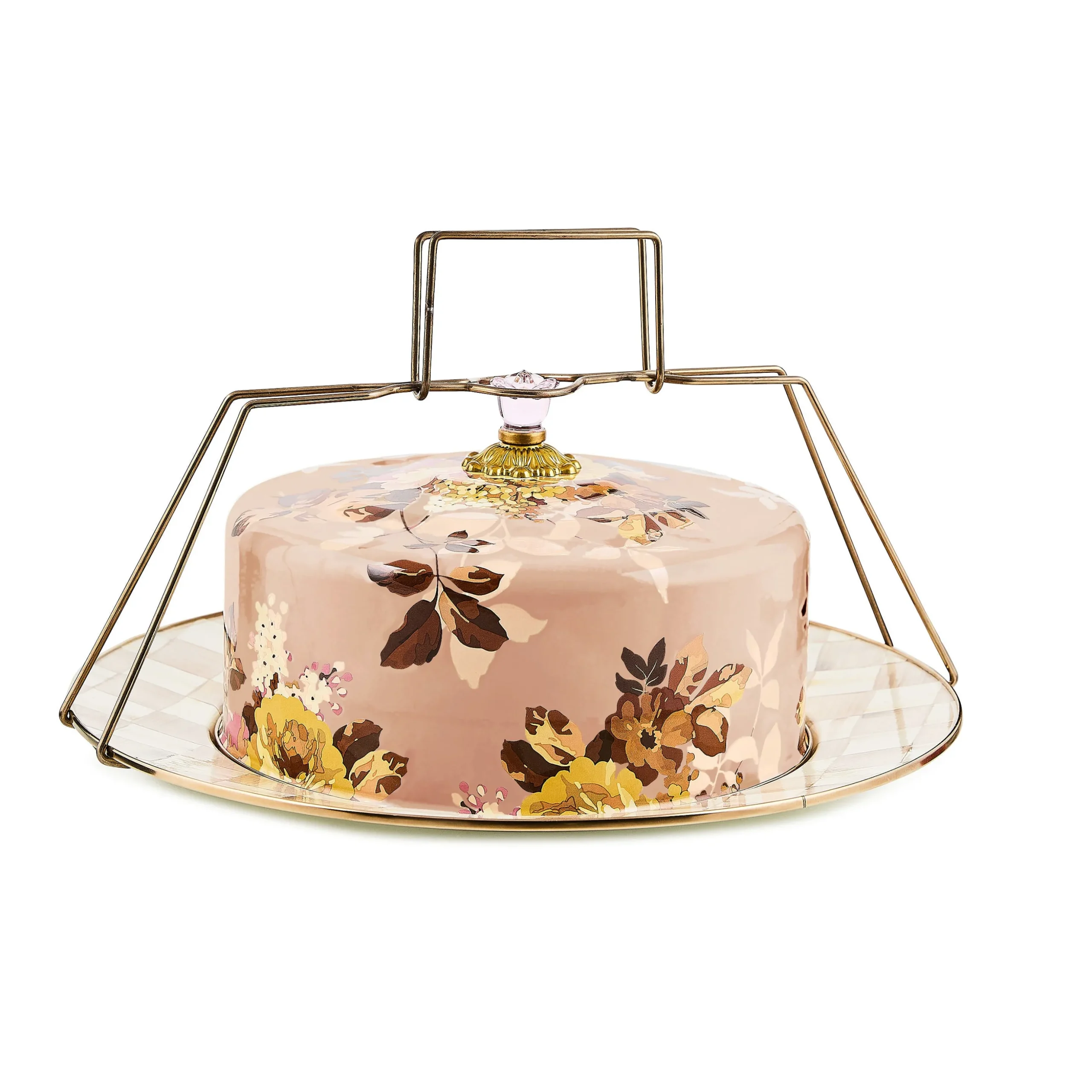 Wild Rose Mauve Cake Carrier