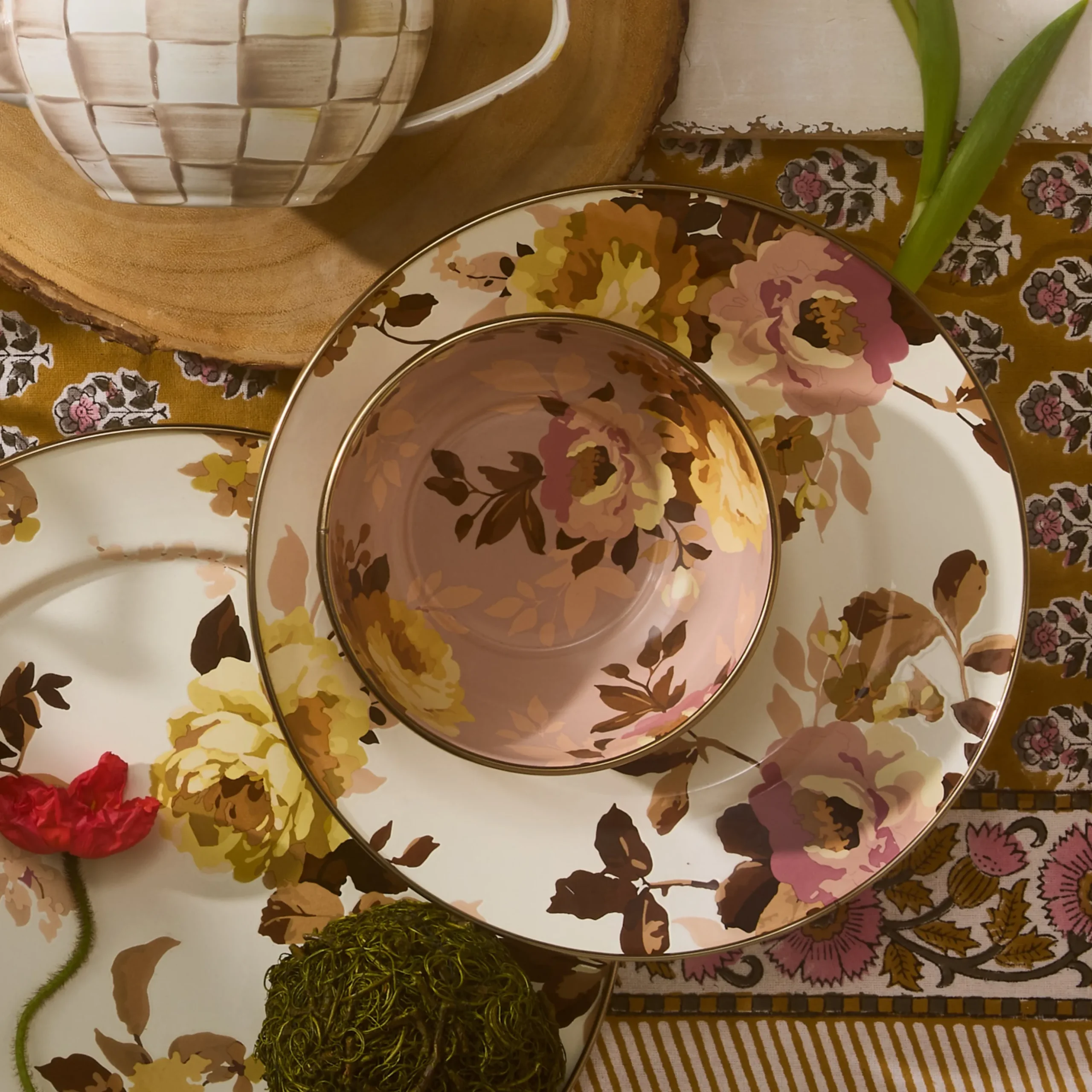 Wild Rose Mauve Everyday Bowl