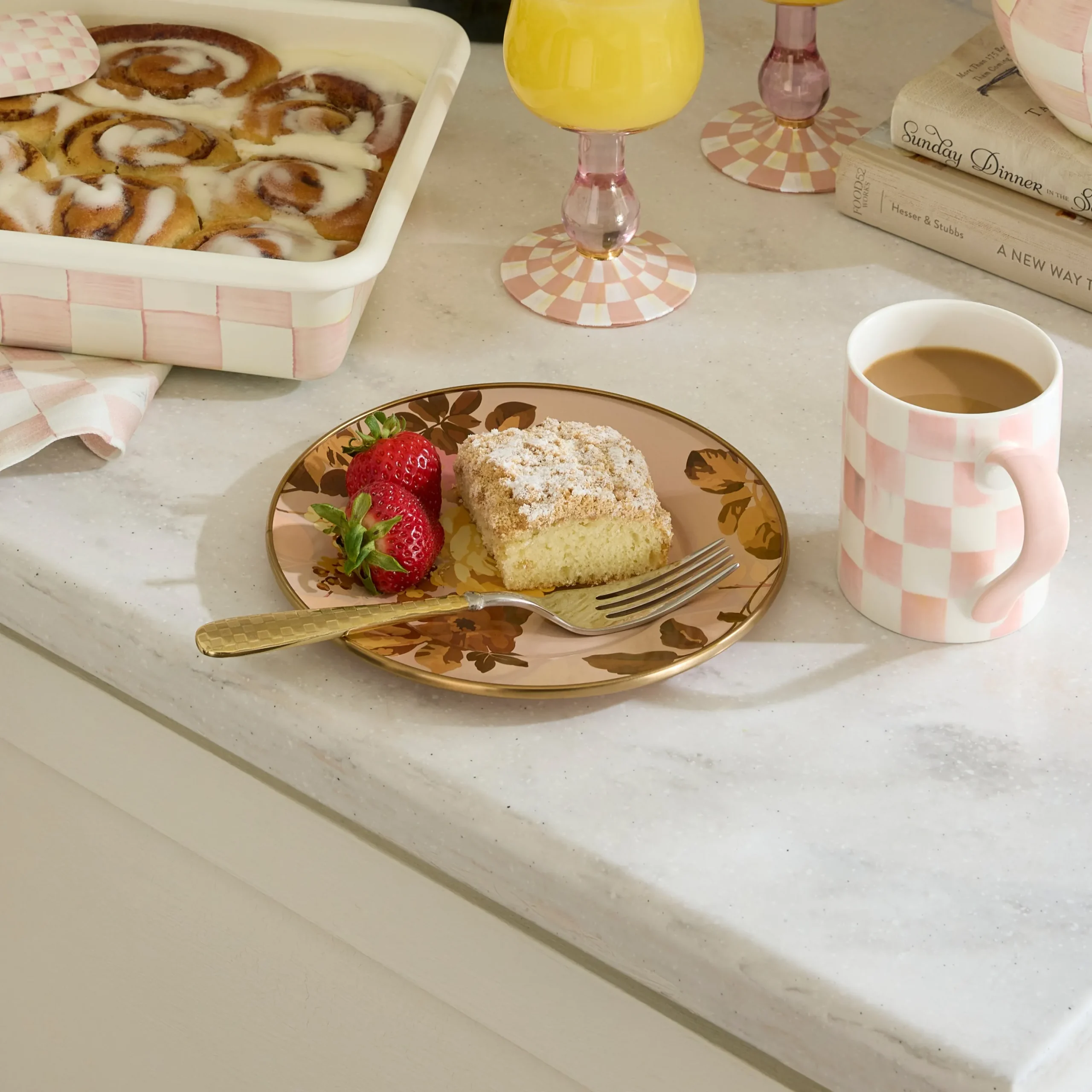 Wild Rose Mauve Salad/Dessert Plate