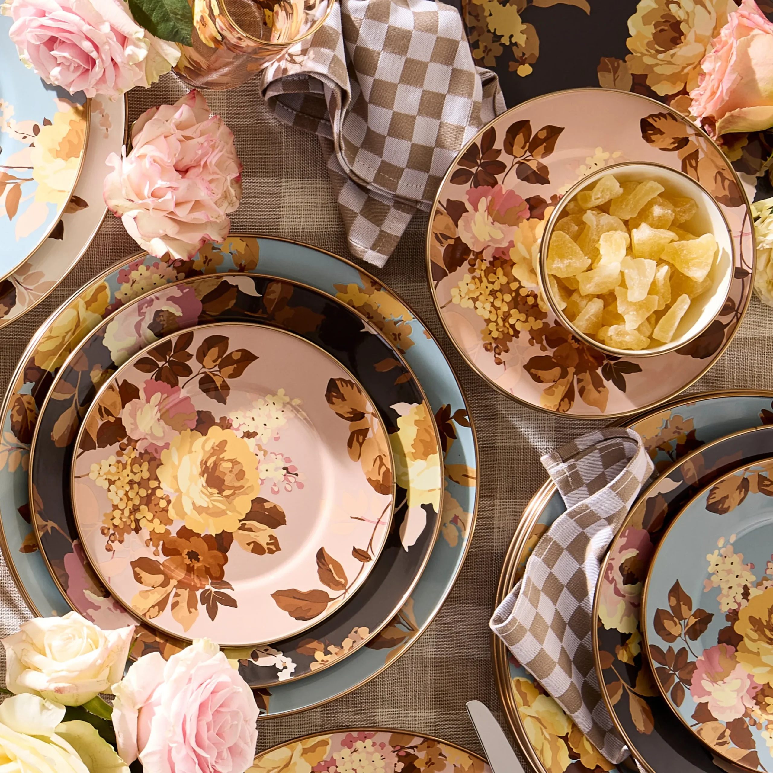 Wild Rose Mauve Salad/Dessert Plate