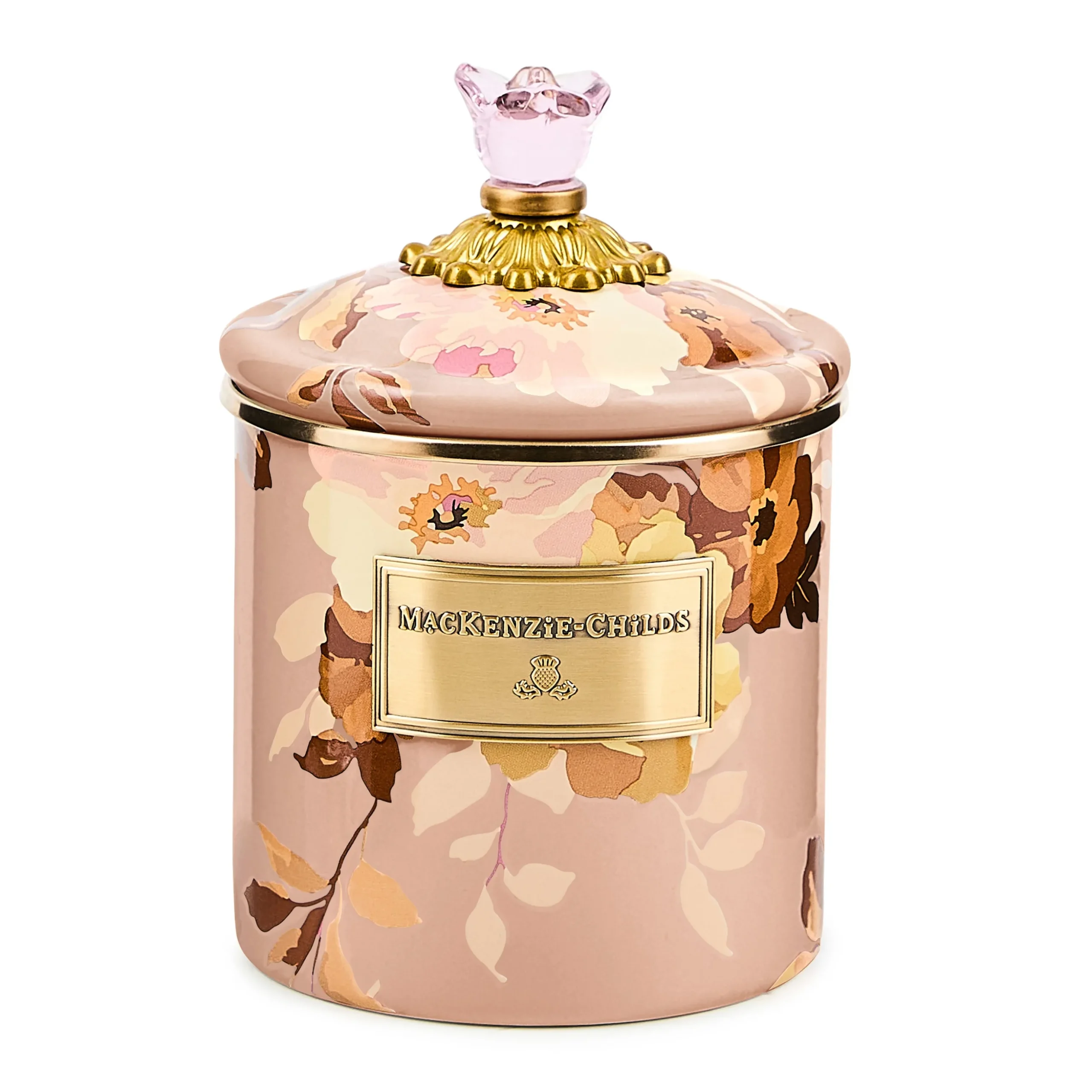 Wild Rose Mauve Small Canister