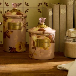 Wild Rose Mauve Small Canister