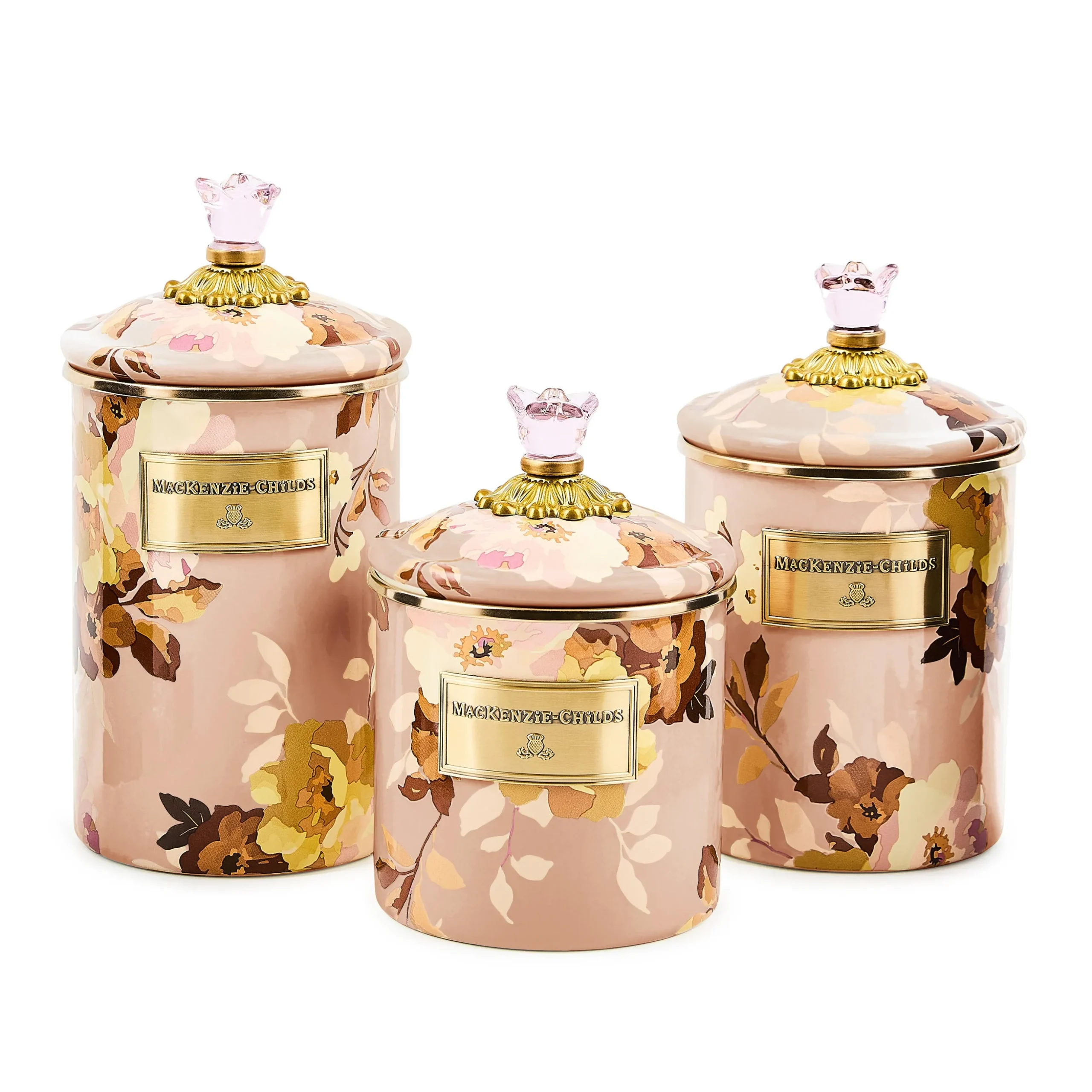 Wild Rose Mauve Small Canister