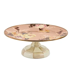 Wild Rose Mauve Small Pedestal Platter