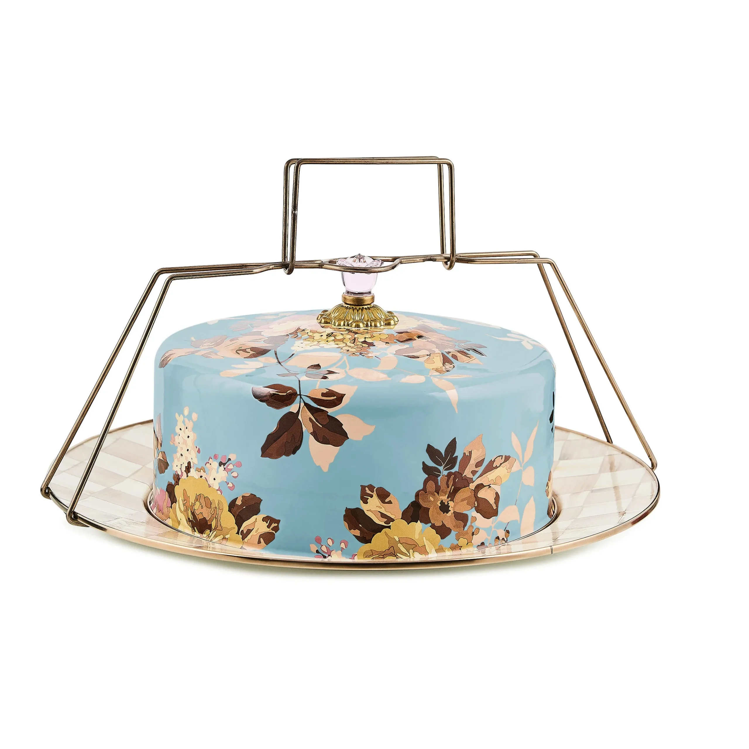 Wild Rose Slate Cake Carrier