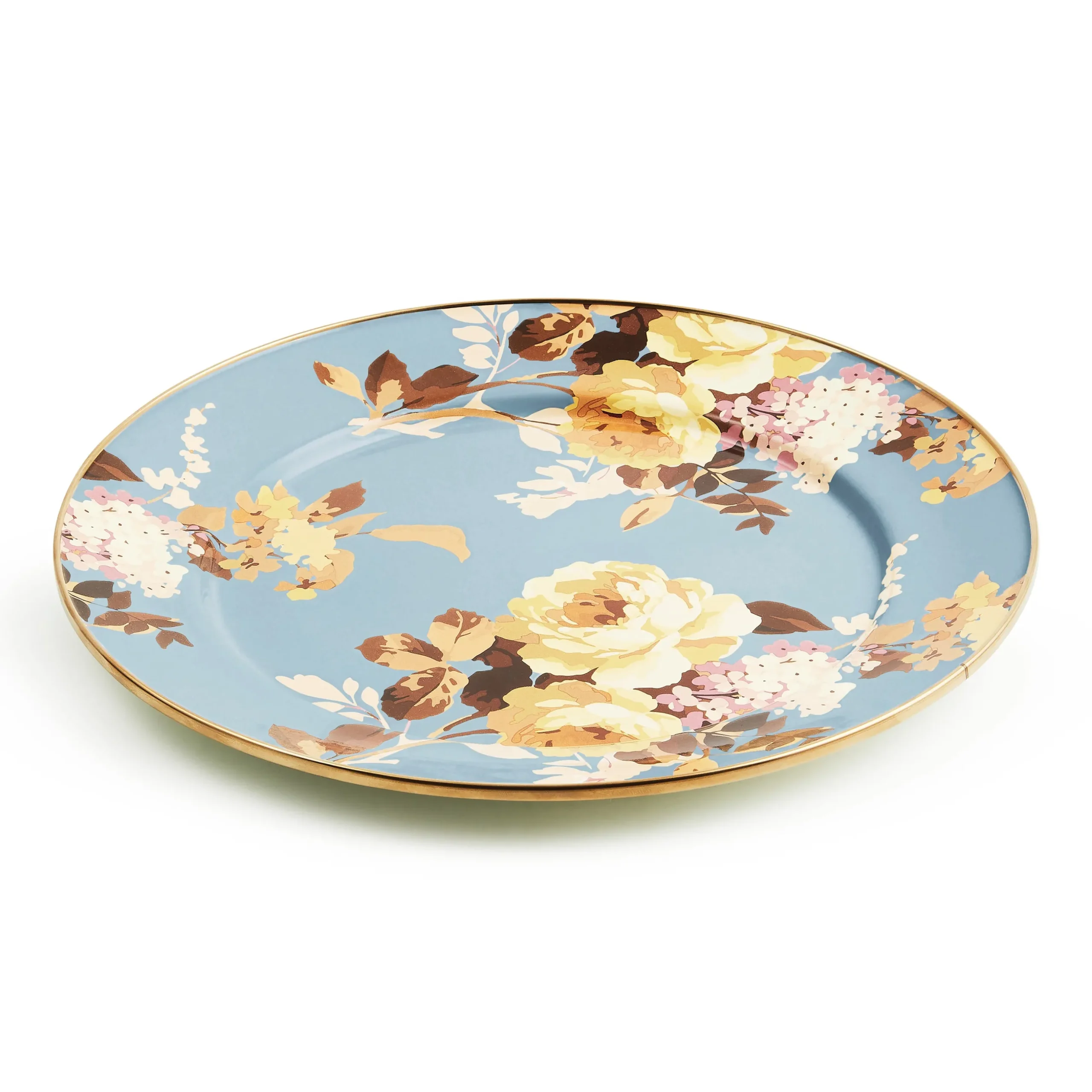 Wild Rose Slate Charger/Plate