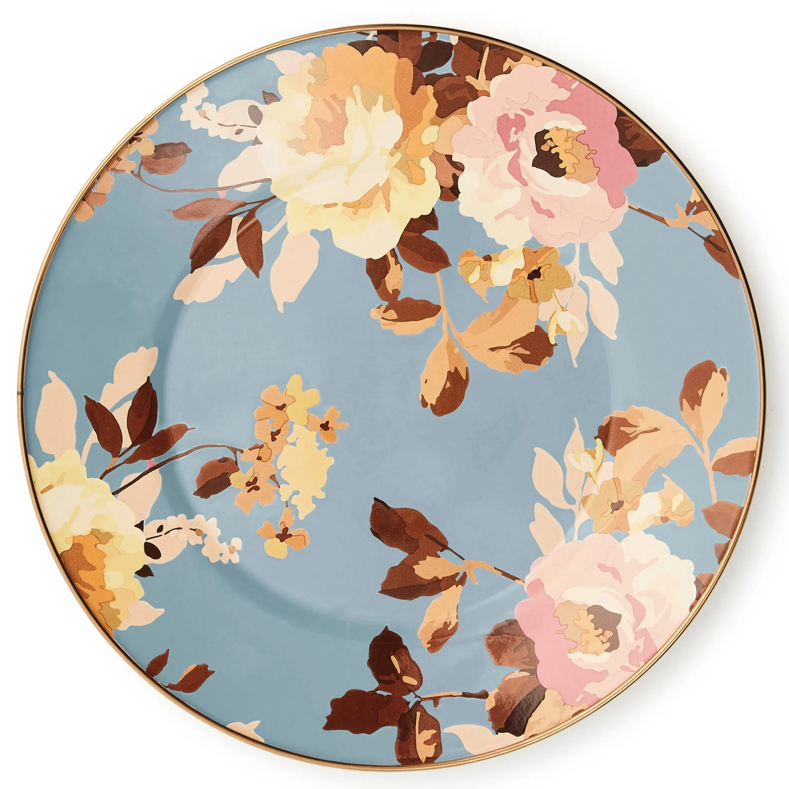 Wild Rose Slate Dinner Plate