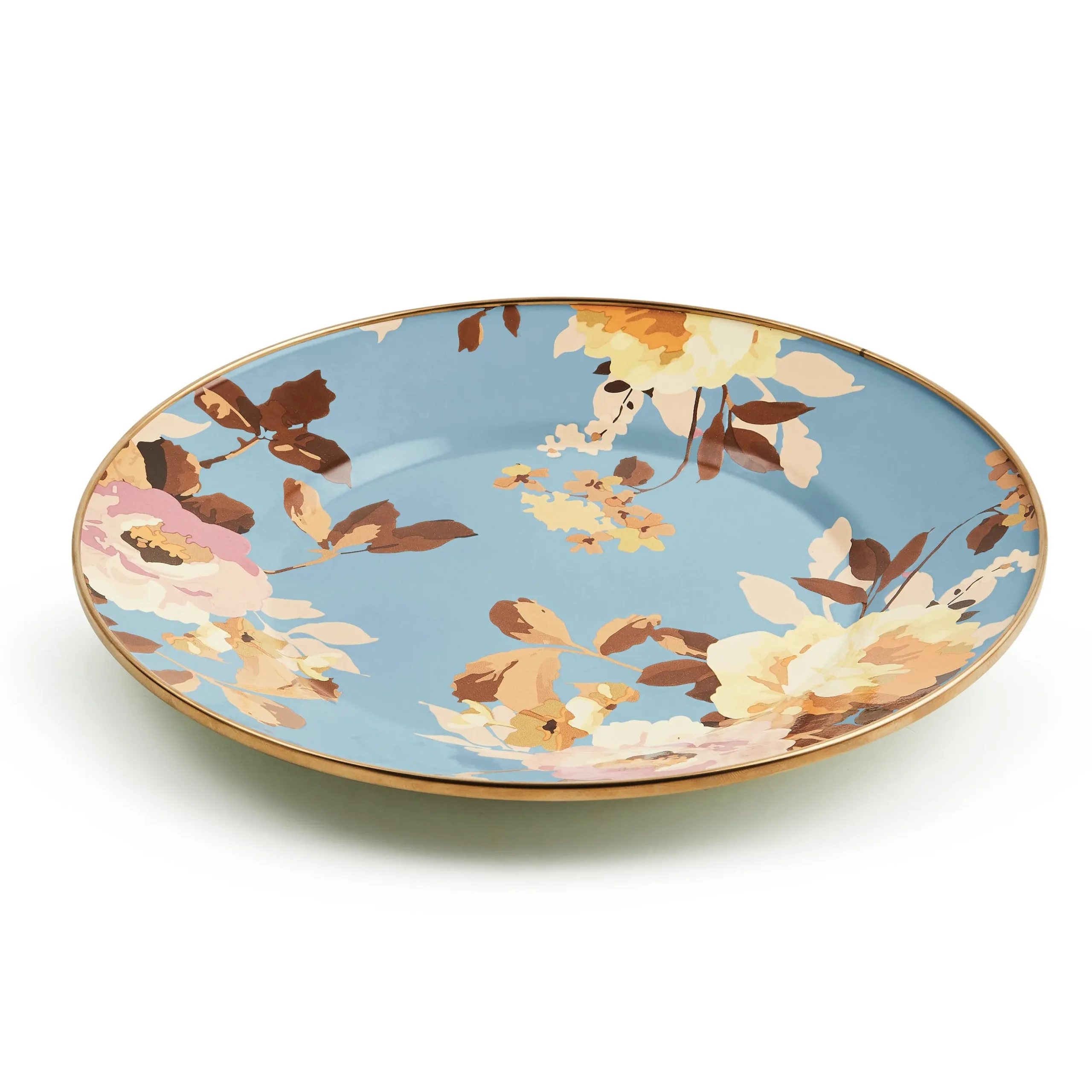 Wild Rose Slate Dinner Plate