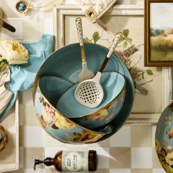 Wild Rose Slate Extra Large Everyday Bowl
