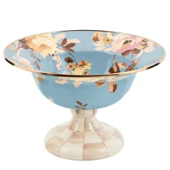 Wild Rose Slate Large Compote