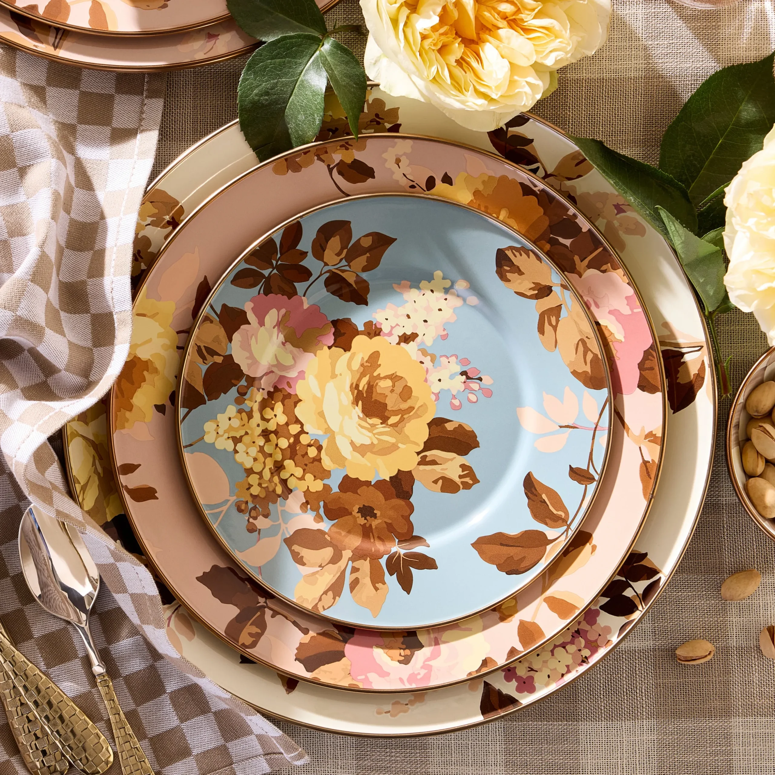 Wild Rose Slate Salad/Dessert Plate