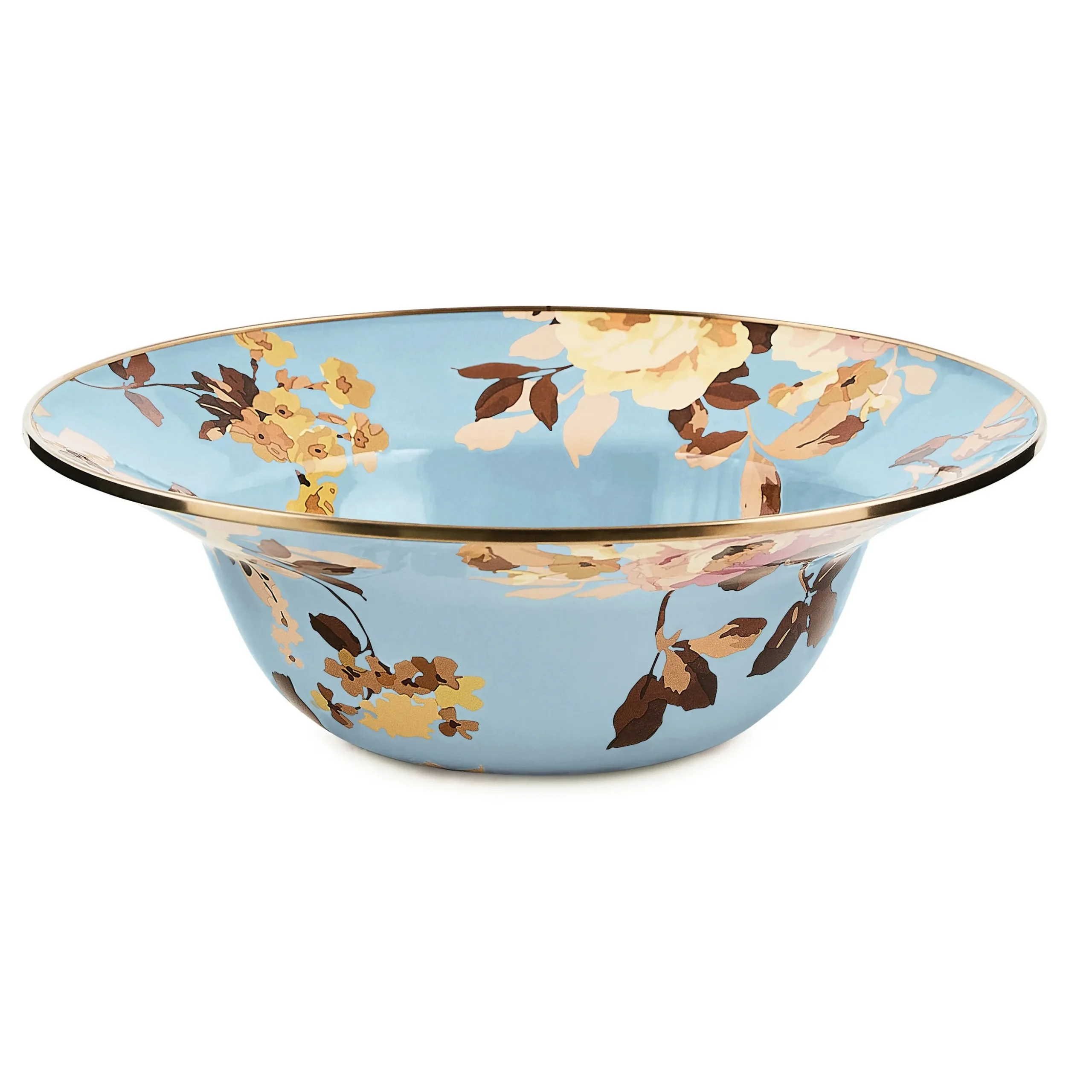 Wild Rose Slate Serving Bowl