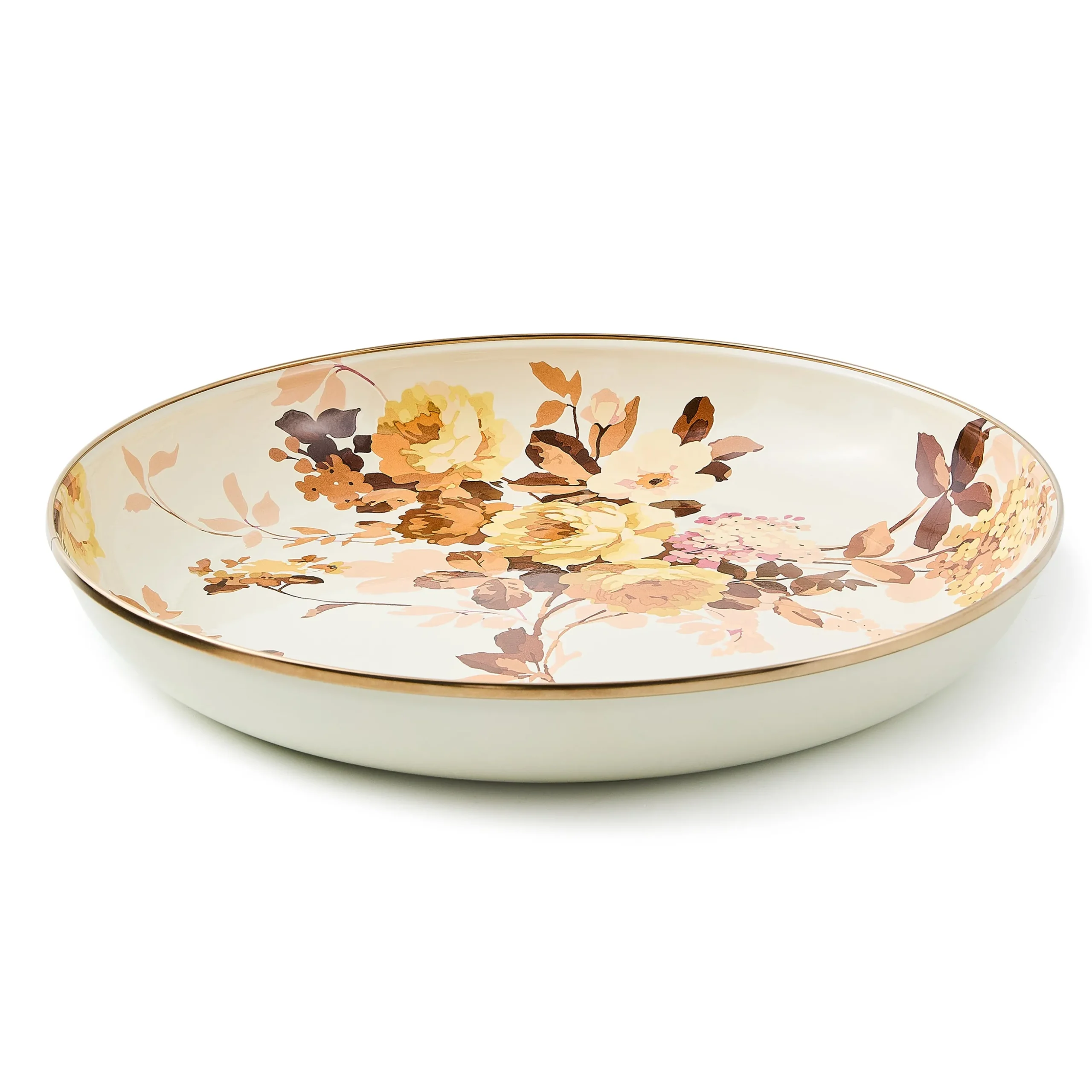 Wild Rose White Abundant Bowl